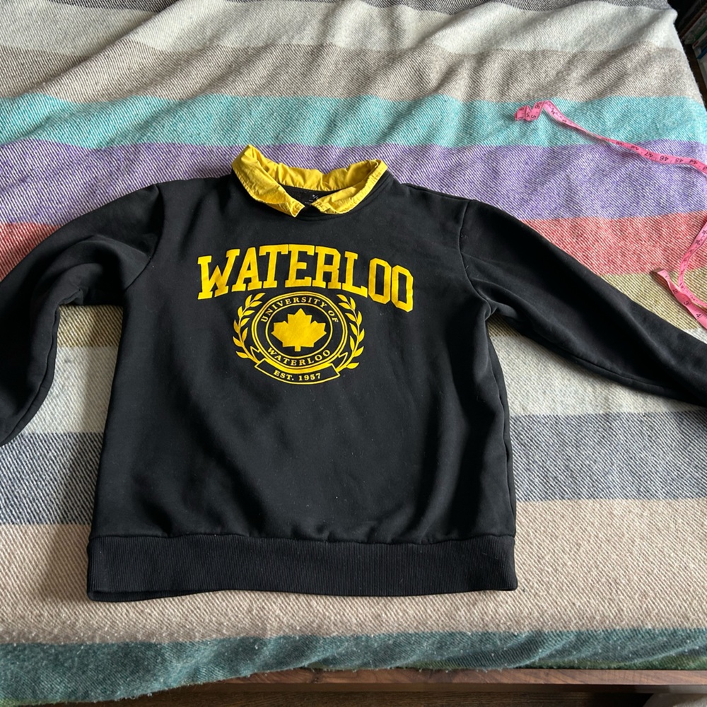 Black and Yellow Waterloo Sweatshirt